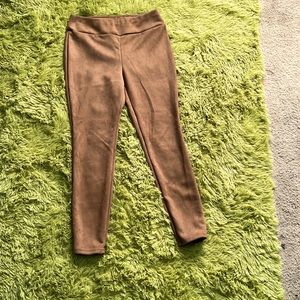 Velvet textured pants